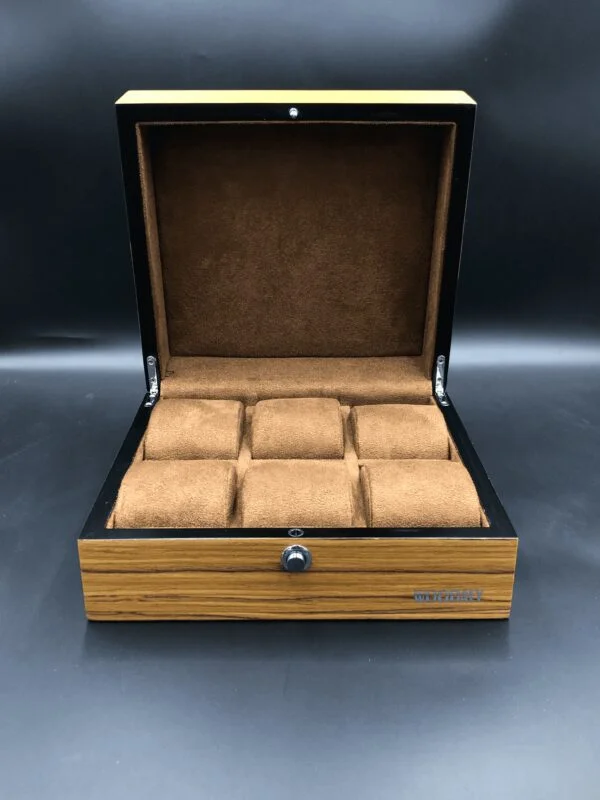 Dapper 6 piece watch box in Teak Wood (WD.9206_9) - Image 2