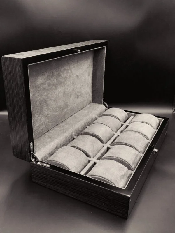 Dapper 10 piece watch box in Black Apricot (WD.9210_7) - Image 2