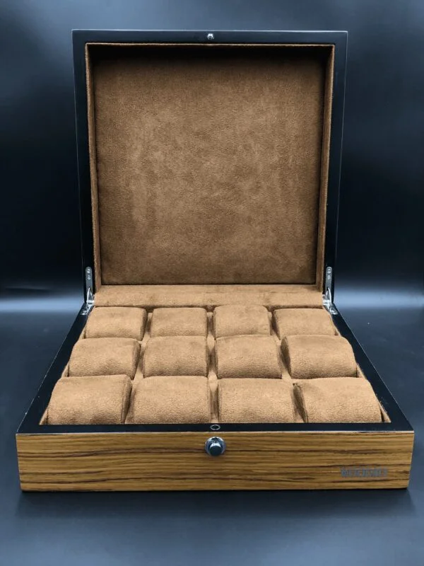 Dapper 12 piece watch box in Teak Wood (WD.9212_9) - Image 2
