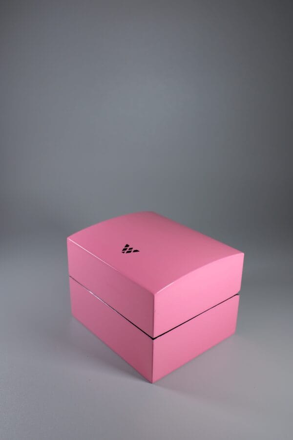 Two Slot Watch Box - Pop Collection in Pink-53