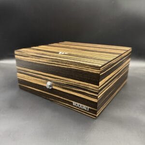 Classic 6 slots wooden watch box in Ebony (WD.9106_4)