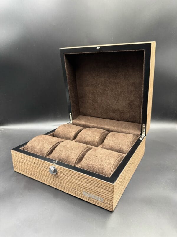 Dapper 6 slots watch box in Walnut (WD.9206_10) - Image 2