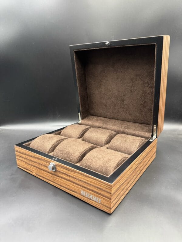 Dapper 6 slots watch box in Sonokeling (WD.9206_6) - Image 2