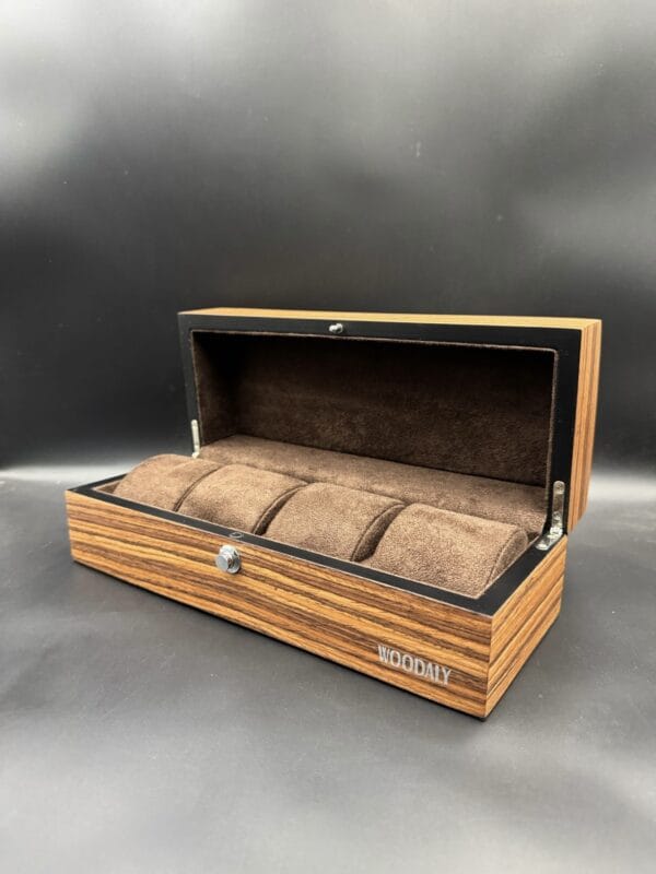 Treasure 4 slots watch box in Sonokeling (WD.9304_6) - Image 2