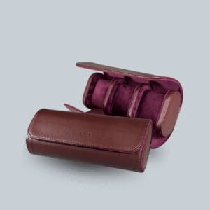 leather-watch-roll-3-slot-in-maroon